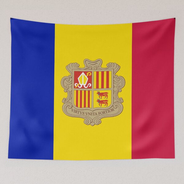 Item preview, Andorra Flag designed and sold by Candie-Shop.