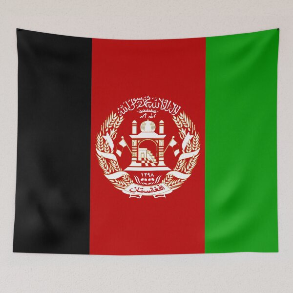Item preview, Afghanistan Flag designed and sold by Candie-Shop.