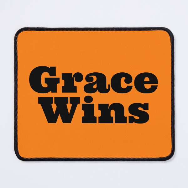 Item preview, Grace Wins: Faith-Focused Typography designed and sold by Inspirahawke.