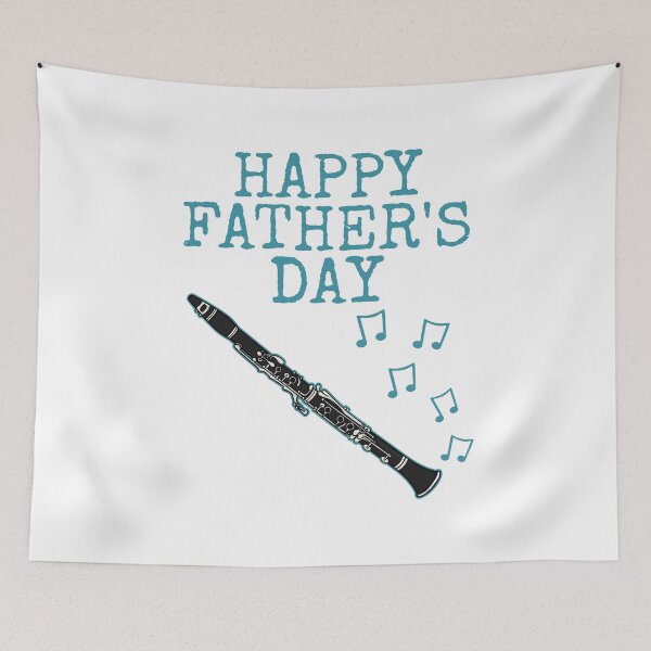 Item preview, Father's Day Clarinet, Clarinetist Woodwind Musician designed and sold by doodlerob.