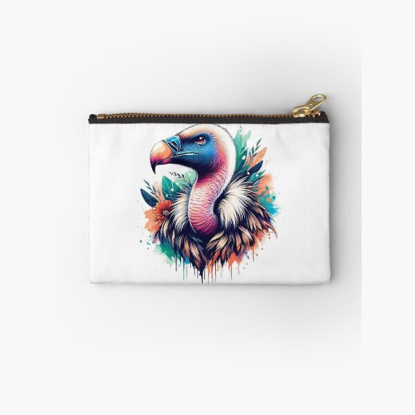 Item preview, A beautiful vulture with several colorful feathers in the background designed and sold by Marcoshop10.