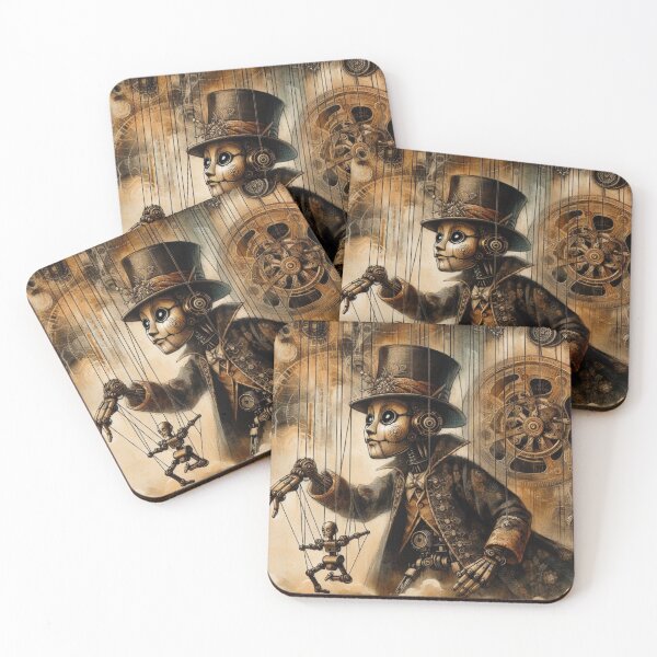 Item preview, Steampunk Puppeteer Artwork designed and sold by Hatomomox.