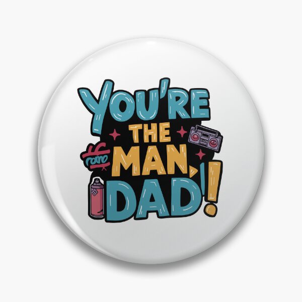 Item preview, Urban Graffiti Father's Day Art: You're the Man, Dad! designed and sold by HahaHandlesHub.