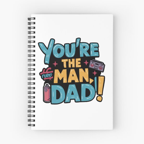 Item preview, Urban Graffiti Father's Day Art: You're the Man, Dad! designed and sold by HahaHandlesHub.