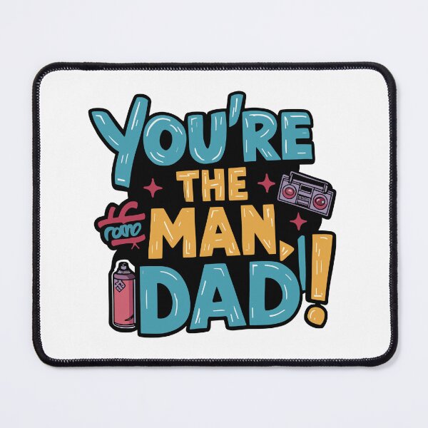 Item preview, Urban Graffiti Father's Day Art: You're the Man, Dad! designed and sold by HahaHandlesHub.