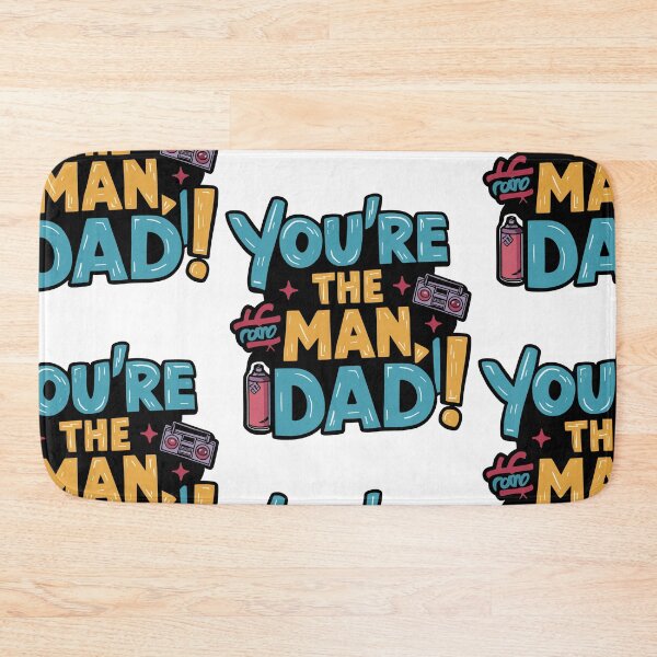 Item preview, Urban Graffiti Father's Day Art: You're the Man, Dad! designed and sold by HahaHandlesHub.