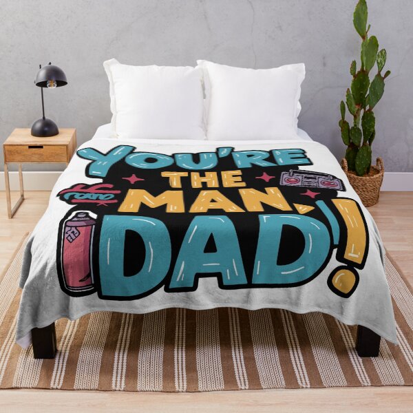 Item preview, Urban Graffiti Father's Day Art: You're the Man, Dad! designed and sold by HahaHandlesHub.