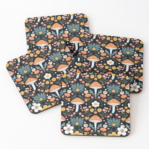 Item preview, Flower & Mushroom Pattern designed and sold by Pokemondundee.