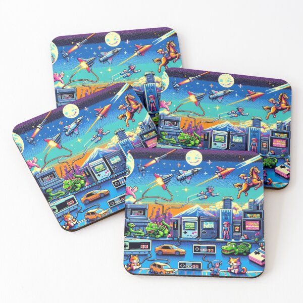 Item preview, Retro Arcade Galaxy Adventure designed and sold by Hatomomox.