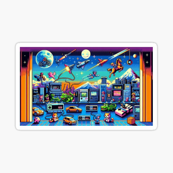 Item preview, Retro Arcade Galaxy Adventure designed and sold by Hatomomox.