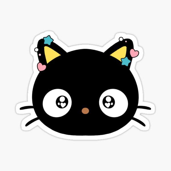 Item preview, Kawaii black cat designed and sold by crisbubastis.
