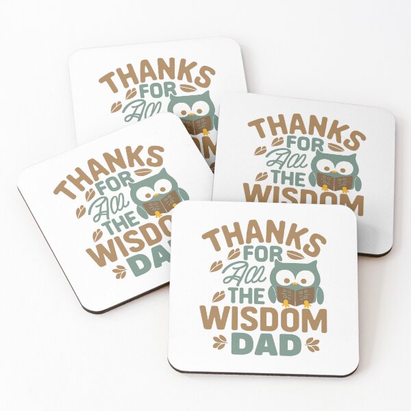 Item preview, Wise Dad Father's Day Gift: Thanks for All the Wisdom, Dad designed and sold by HahaHandlesHub.