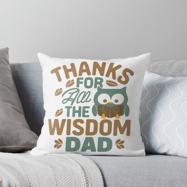 Item preview, Wise Dad Father's Day Gift: Thanks for All the Wisdom, Dad designed and sold by HahaHandlesHub.