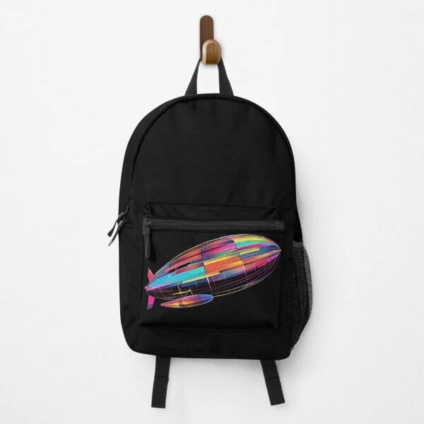 Item preview, Historical Zeppelin blimp airship colorful vibrant design designed and sold by Szkicerka.