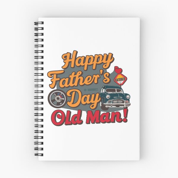 Item preview, Vintage Father's Day Car Art: Happy Father's Day, Old Man! designed and sold by HahaHandlesHub.