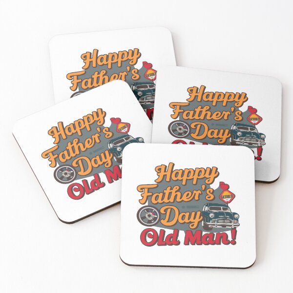 Item preview, Vintage Father's Day Car Art: Happy Father's Day, Old Man! designed and sold by HahaHandlesHub.