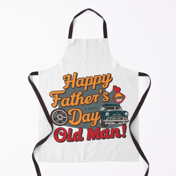 Item preview, Vintage Father's Day Car Art: Happy Father's Day, Old Man! designed and sold by HahaHandlesHub.