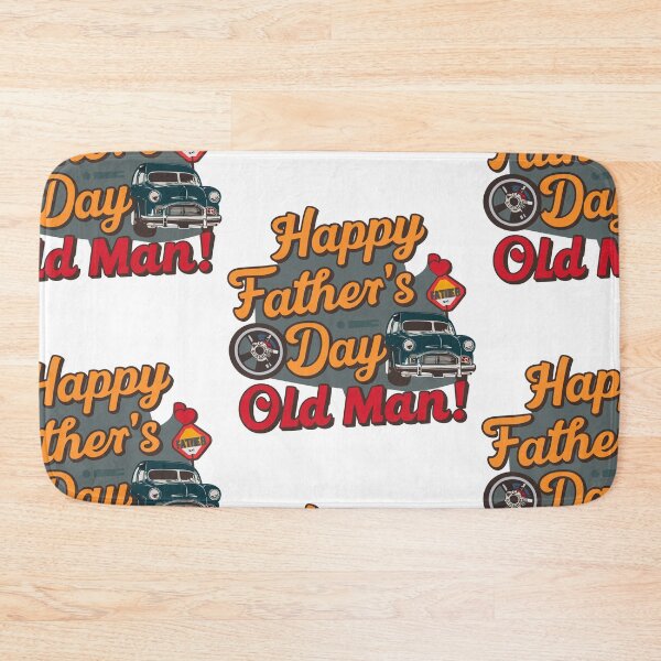 Item preview, Vintage Father's Day Car Art: Happy Father's Day, Old Man! designed and sold by HahaHandlesHub.