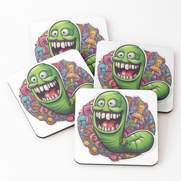 Artikelvorschau, Lustiger grüner Wurm entworfen und verkauft von Dawidsz79.