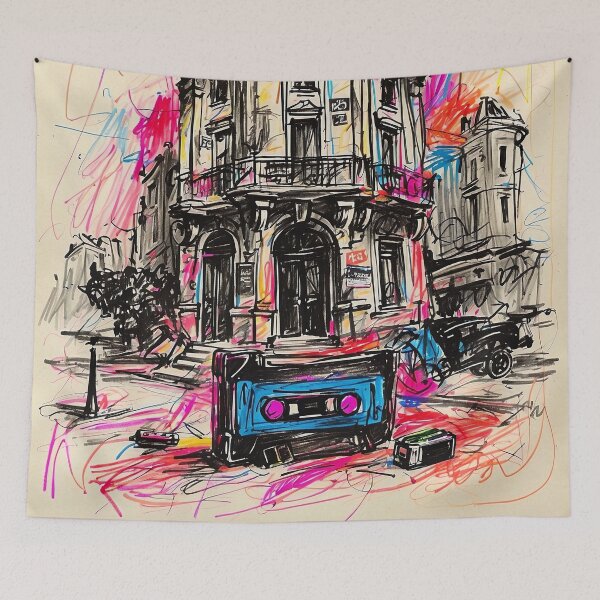 Item preview, Urban Sketch: Colorful Chaos designed and sold by DJ-Portable.