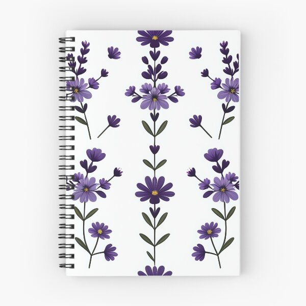 Item preview, Purple Flower Pattern designed and sold by Pokemondundee.