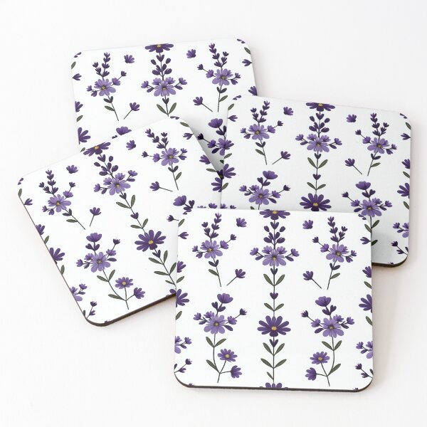 Item preview, Purple Flower Pattern designed and sold by Pokemondundee.