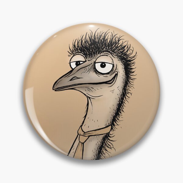 Item preview, Emu profile pic. designed and sold by Jed Dunstan.