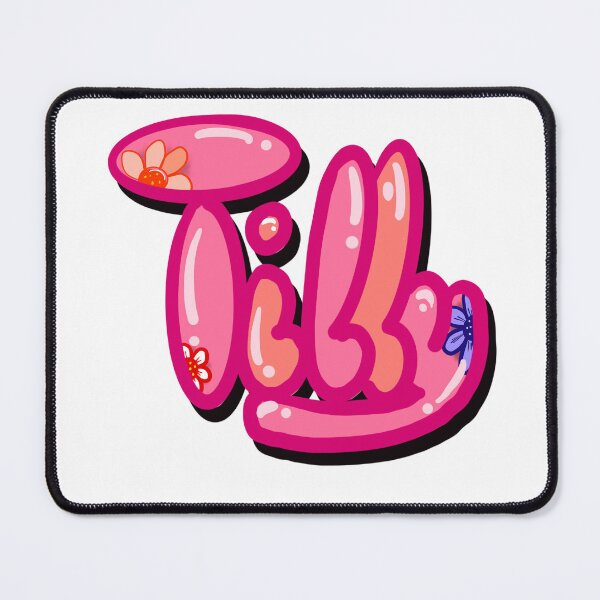 Item preview, Tilly Top 10 best personalized gifts  for Mathilda, Mathilde, preppy pink personalised,personalized custom name Tilly designed and sold by Artonmytee.