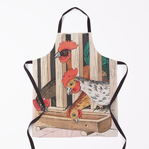 Item preview, The chickens Vintage illustration designed and sold by Lacasadellora.