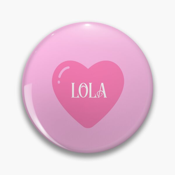 Item preview, Lola Name Girls Pink designed and sold by NameMatters.