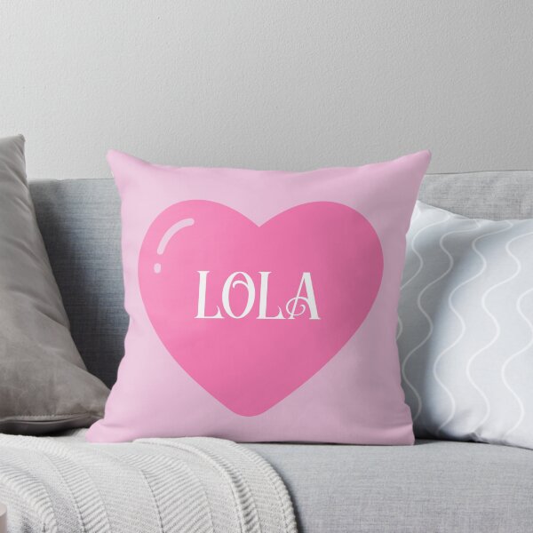 Item preview, Lola Name Girls Pink designed and sold by NameMatters.