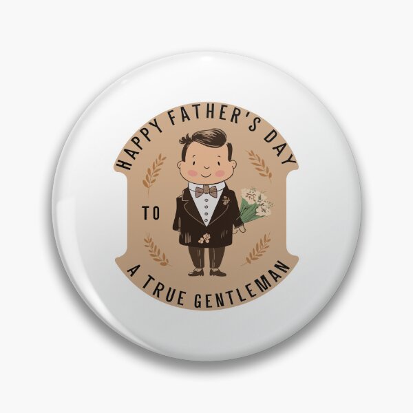 Item preview, Elegant Gentleman: Happy Father's Day Art designed and sold by HahaHandlesHub.