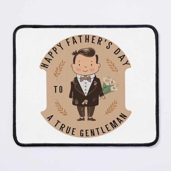 Item preview, Elegant Gentleman: Happy Father's Day Art designed and sold by HahaHandlesHub.