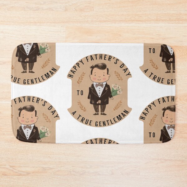 Item preview, Elegant Gentleman: Happy Father's Day Art designed and sold by HahaHandlesHub.