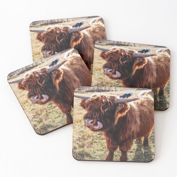 Item preview, Highland Cow- Tongue designed and sold by Cosmic  Fox Photography.
