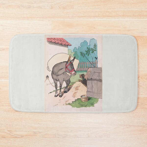 Item preview, The donkey and the dog Vintage illustration designed and sold by Lacasadellora.