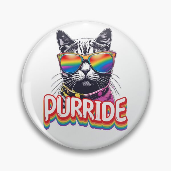 Item preview, Funny Cat Purride LGBTQ Gay Pride Rainbow Sunglasses Men Women LGBT designed and sold by MegiWu.