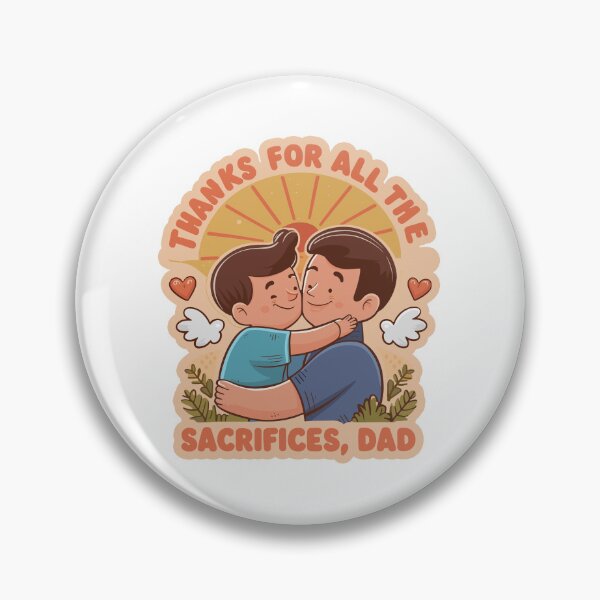 Item preview,  Sacrifices of Love: Heartwarming Father's Day Art designed and sold by HahaHandlesHub.