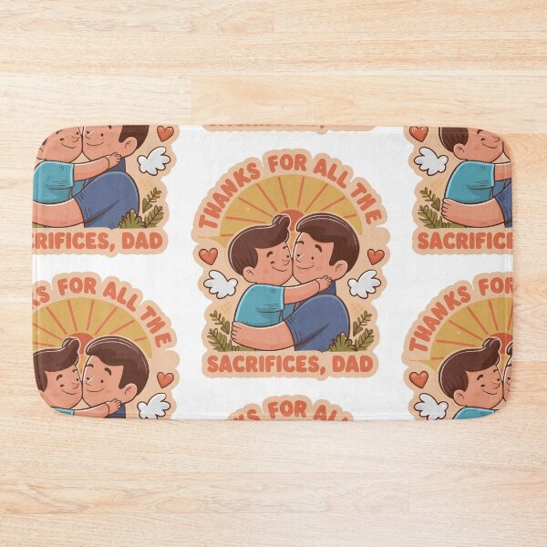 Item preview,  Sacrifices of Love: Heartwarming Father's Day Art designed and sold by HahaHandlesHub.