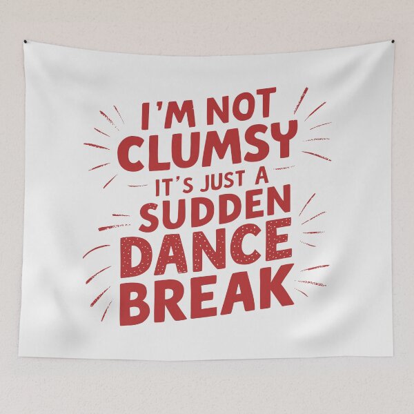 Item preview, Dance Break Typography: Playful Dad Gift Art designed and sold by HahaHandlesHub.