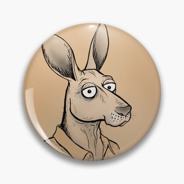 Item preview, Kangaroo profile pic. designed and sold by Jed Dunstan.