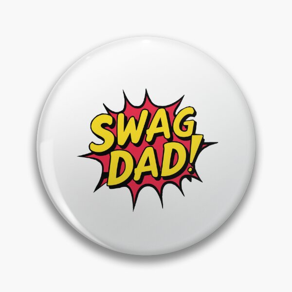 Item preview, Swag Dad Comic Typography: Vibrant Father's Day Art designed and sold by HahaHandlesHub.