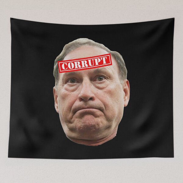 Item preview, Samuel Alito Corrupt (corrupt label) designed and sold by Thelittlelord.