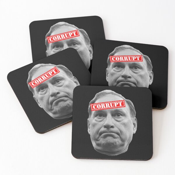 Item preview, Samuel Alito Corrupt (corrupt label bw) designed and sold by Thelittlelord.