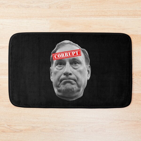 Item preview, Samuel Alito Corrupt (corrupt label bw) designed and sold by Thelittlelord.