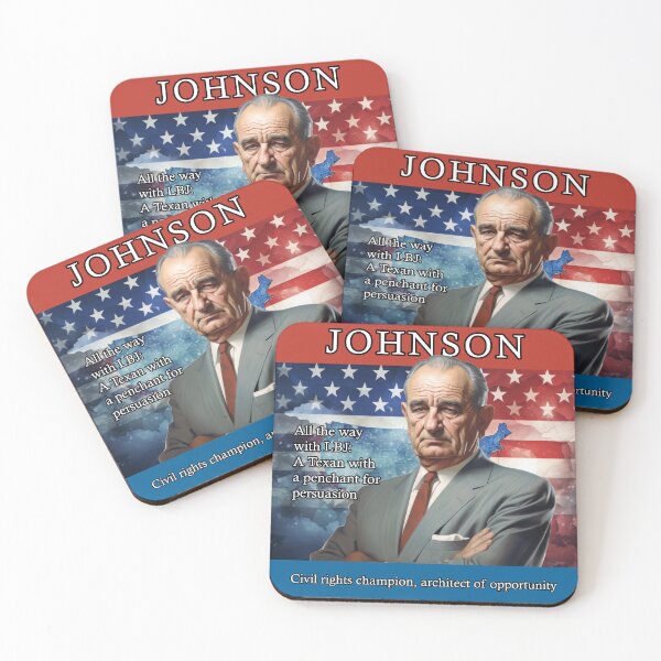 Item preview, Lyndon Johnson Electoral Poster designed and sold by Static-Panda.