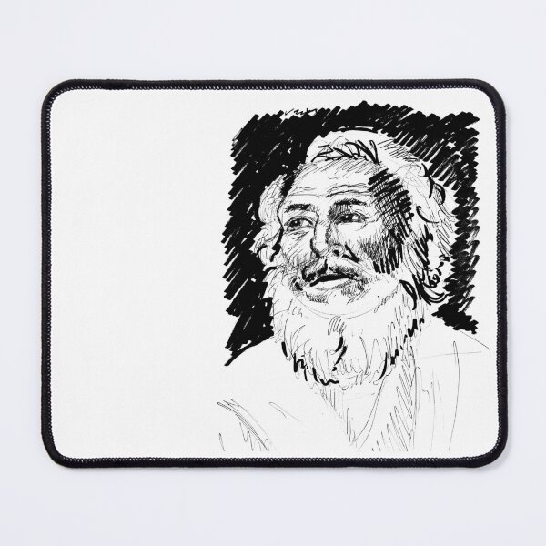 Item preview, Portrait old man black pen designed and sold by Arthur Loeuil.