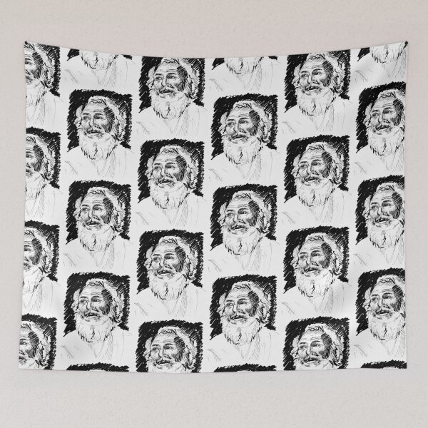 Item preview, Portrait old man black pen designed and sold by Arthur Loeuil.