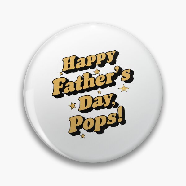 Item preview, Nostalgic Comic Strip Father's Day Art: Happy Father's Day, Pops! designed and sold by HahaHandlesHub.