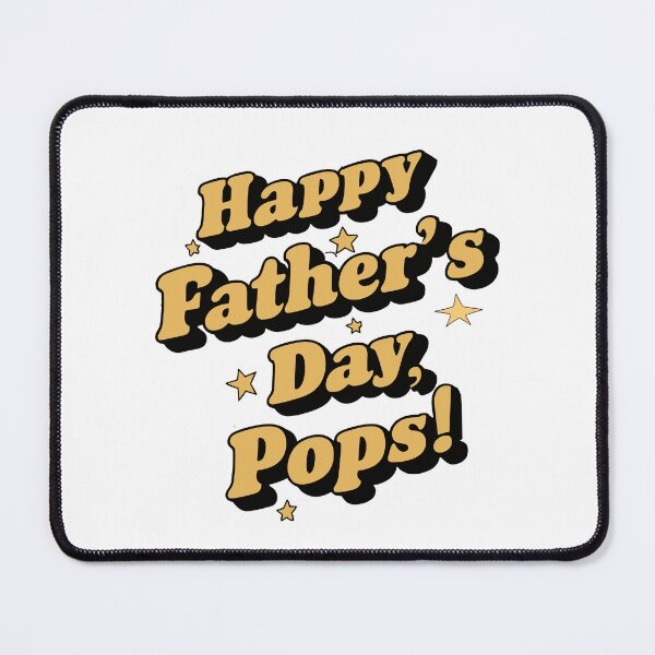 Item preview, Nostalgic Comic Strip Father's Day Art: Happy Father's Day, Pops! designed and sold by HahaHandlesHub.